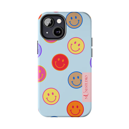 HORIZON BLUE SMILEY, Tough Phone Case