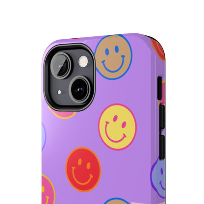 LAVENDER SMILEY, Tough Phone Case