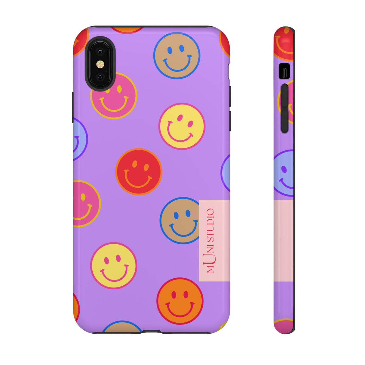 LAVENDER SMILEY, Tough Phone Case