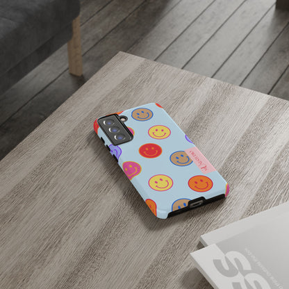 HORIZON BLUE SMILEY, Tough Phone Case
