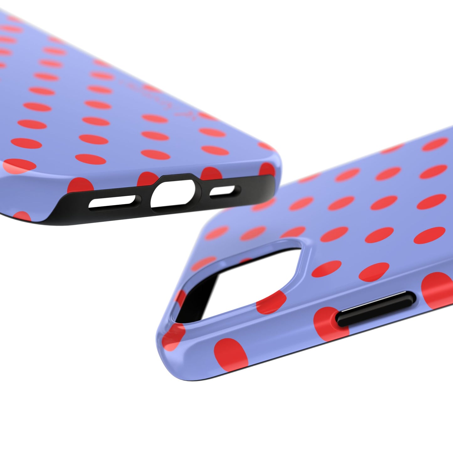 RED POLKA, Tough Phone Case