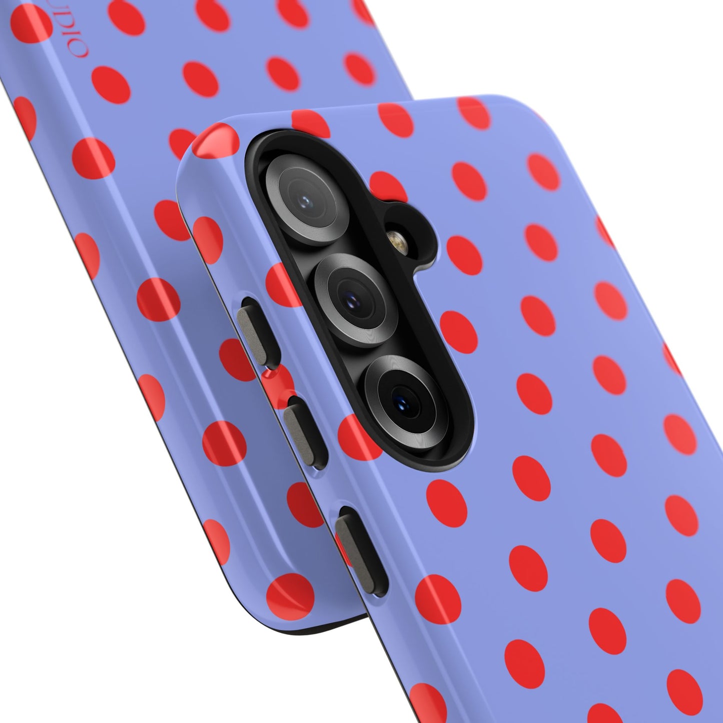 RED POLKA, Tough Phone Case