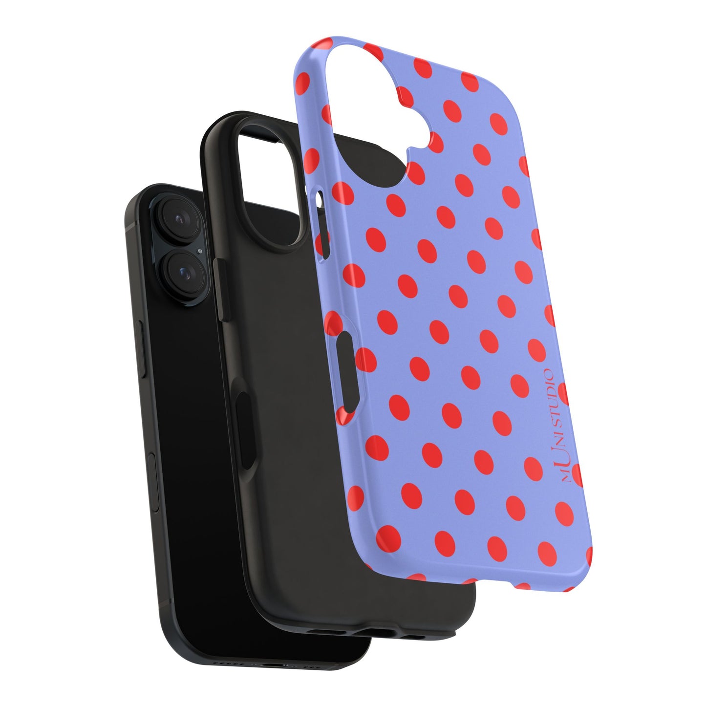 RED POLKA, Tough Phone Case
