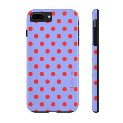 RED POLKA, Tough Phone Case