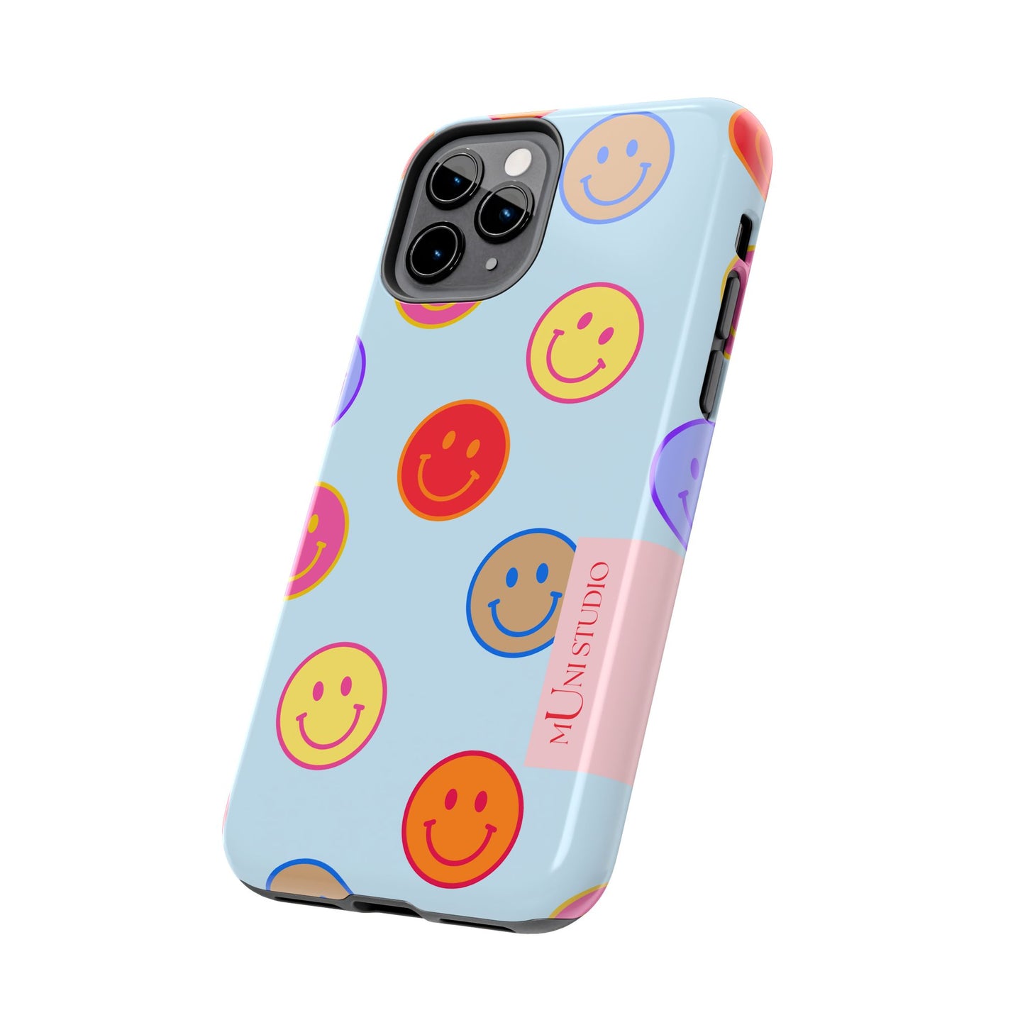 HORIZON BLUE SMILEY, Tough Phone Case