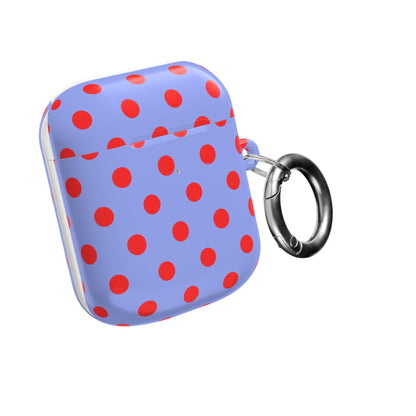 RED POLKA AirPod Case