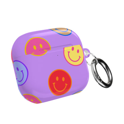 LAVENDER SMILEY AirPod Case