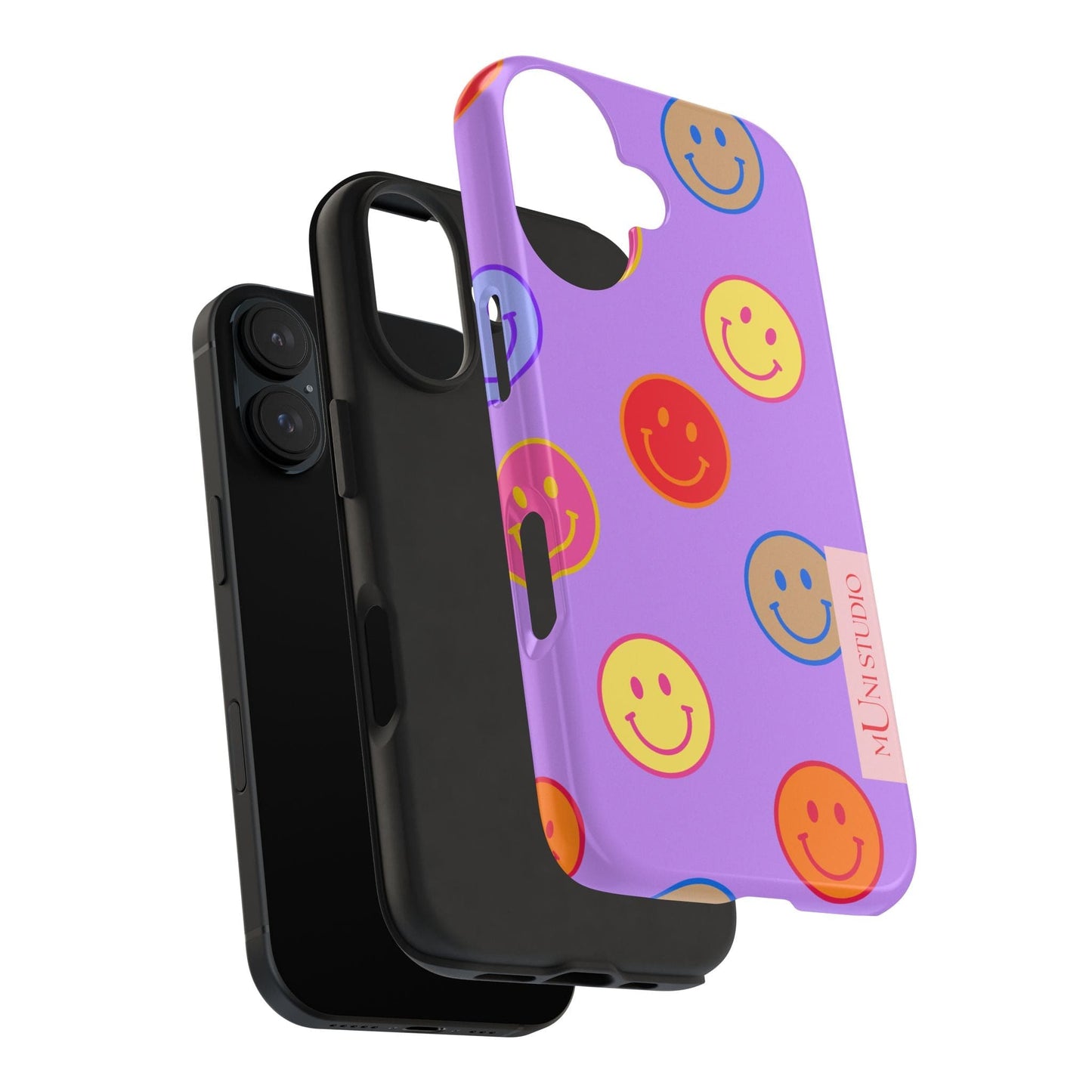 LAVENDER SMILEY, Tough Phone Case
