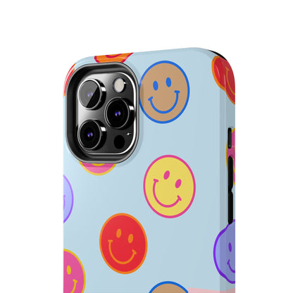 HORIZON BLUE SMILEY, Tough Phone Case