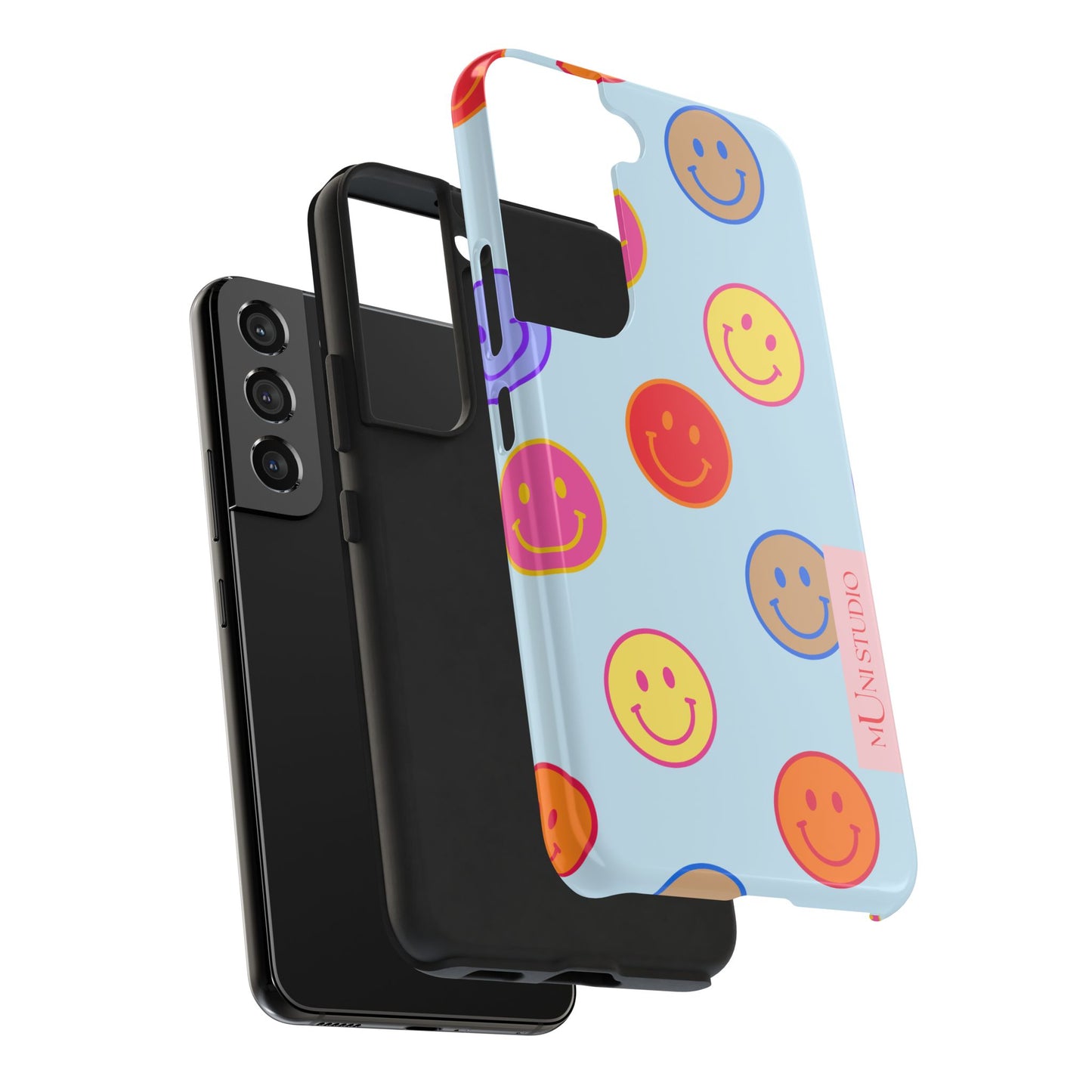 HORIZON BLUE SMILEY, Tough Phone Case