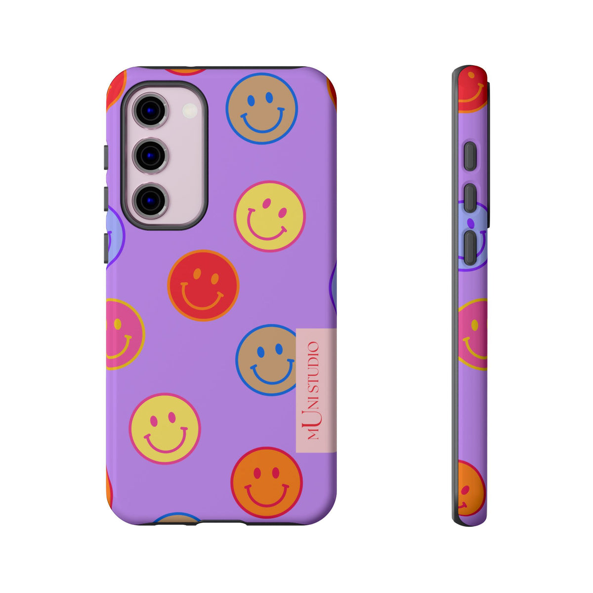 LAVENDER SMILEY, Tough Phone Case
