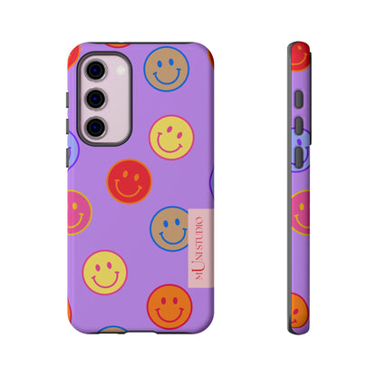 LAVENDER SMILEY, Tough Phone Case