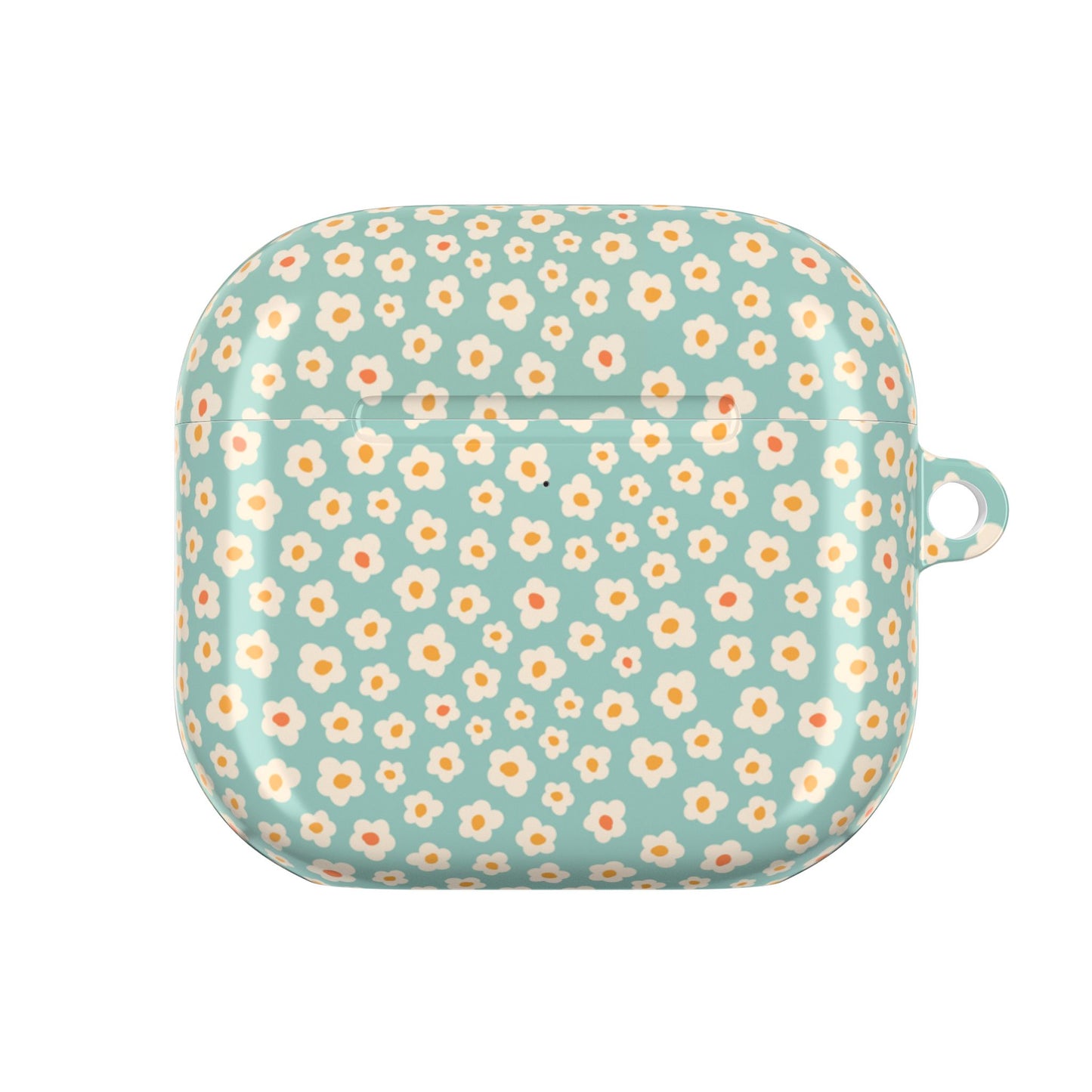 Muni Studio FLOWER MATCHA AirPod Case – open lid