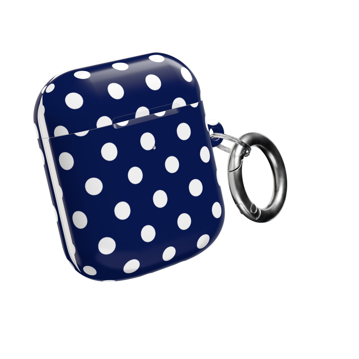 NAVY POLKA AirPod Case