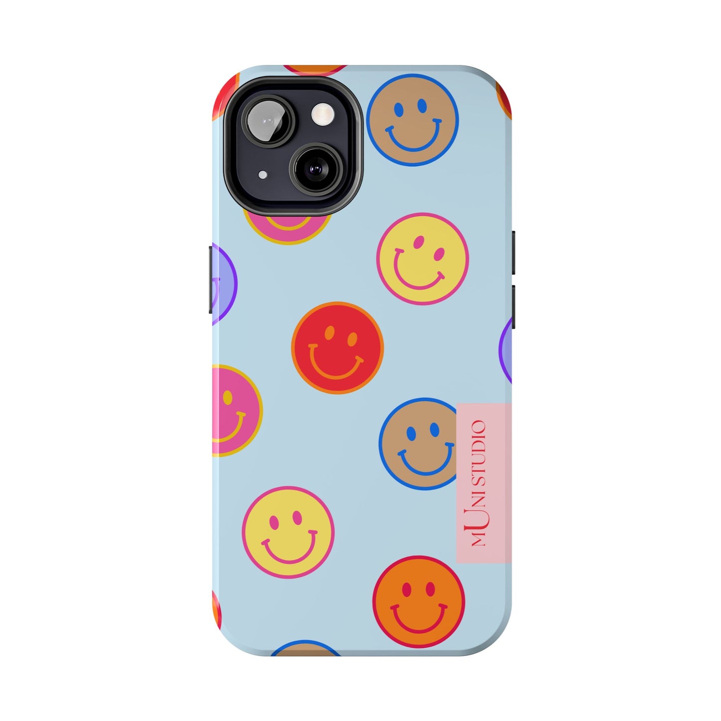 HORIZON BLUE SMILEY, Tough Phone Case