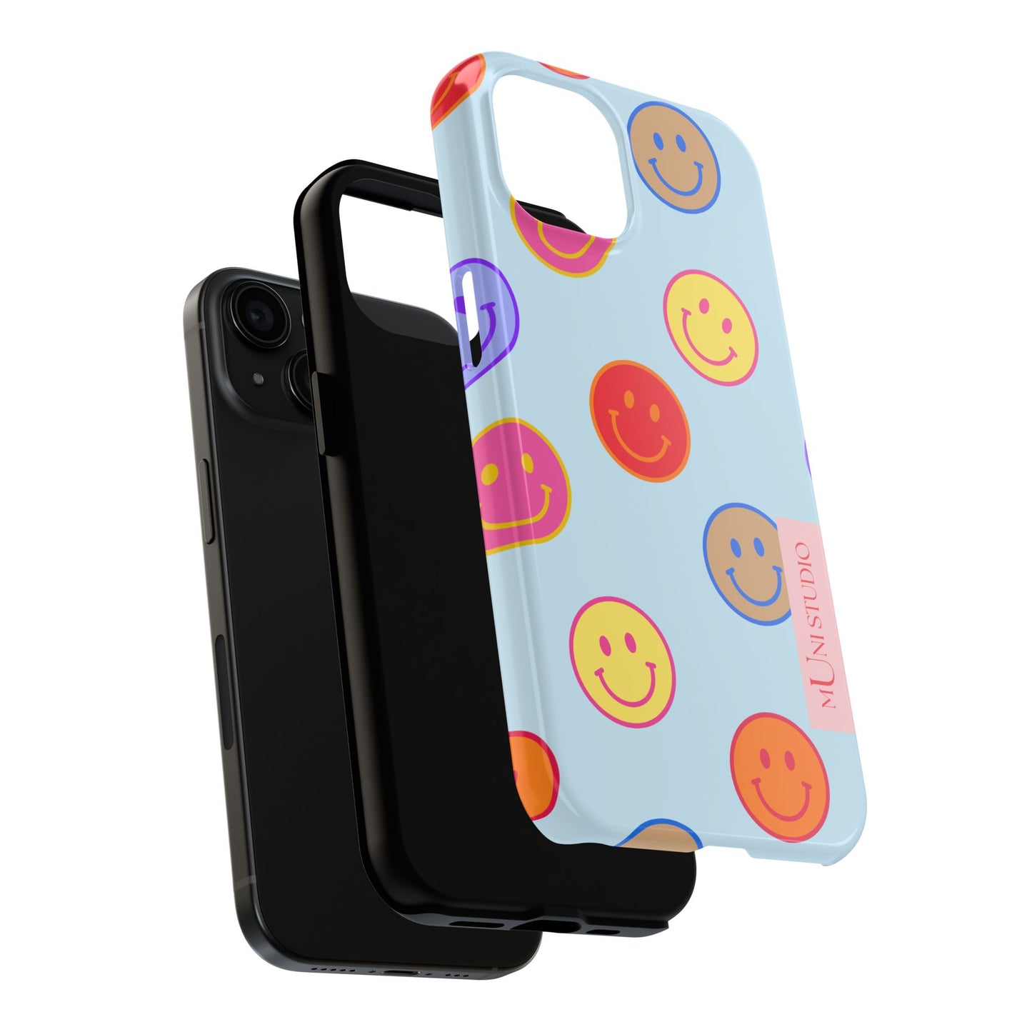 HORIZON BLUE SMILEY, Tough Phone Case