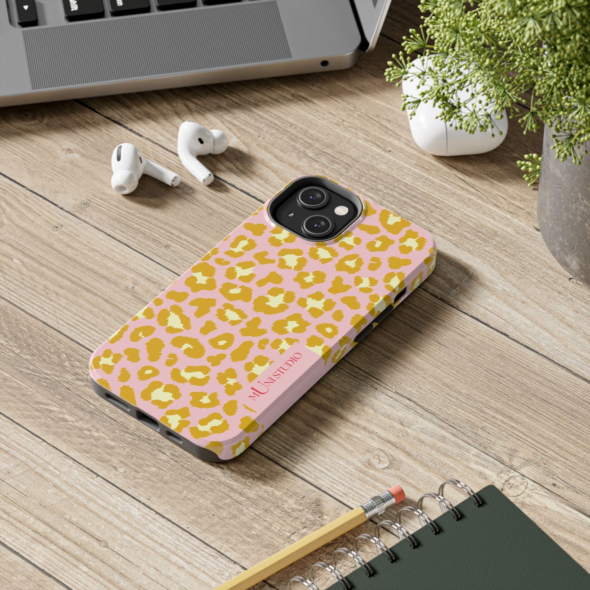 Muni Studio GOLDEN RAWR Tough Phone Case – back view
