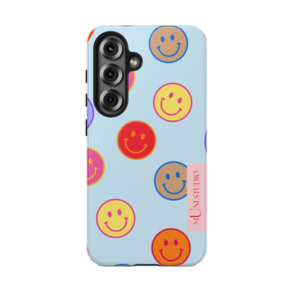 HORIZON BLUE SMILEY, Tough Phone Case
