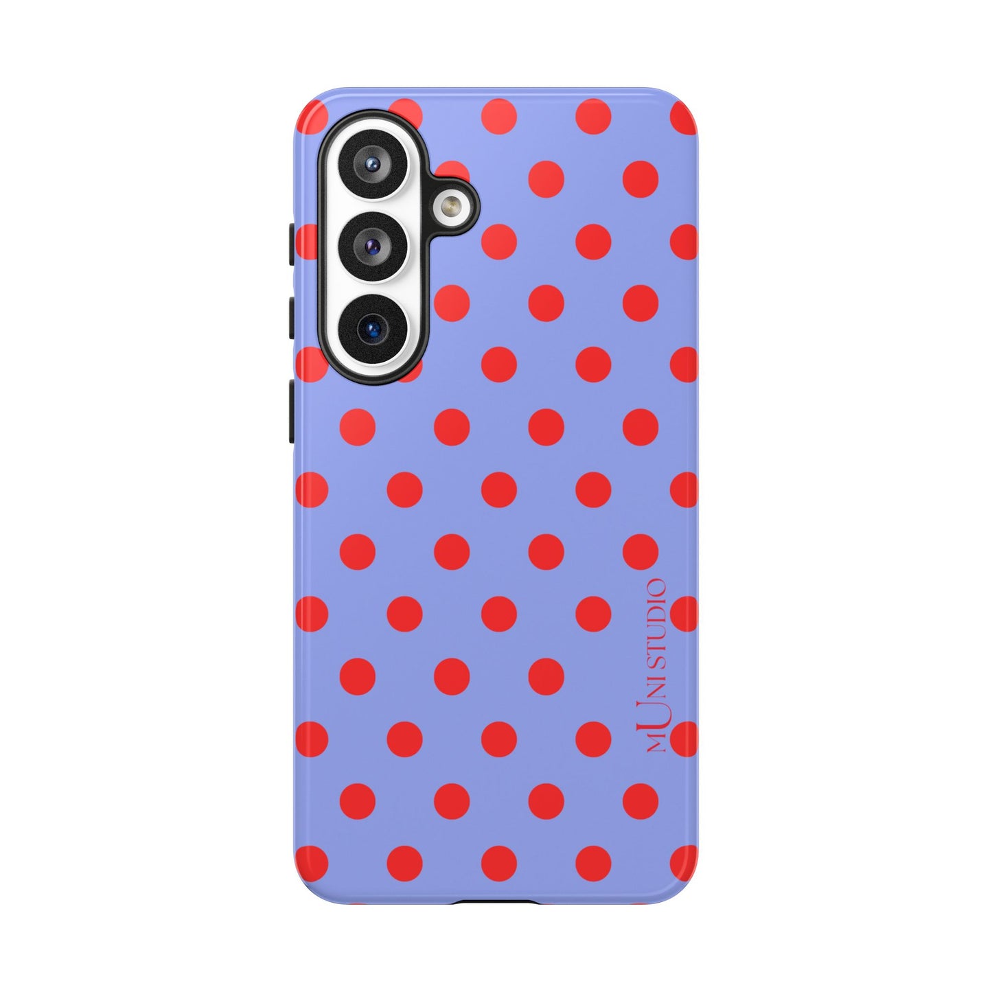 RED POLKA, Tough Phone Case