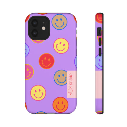 LAVENDER SMILEY, Tough Phone Case