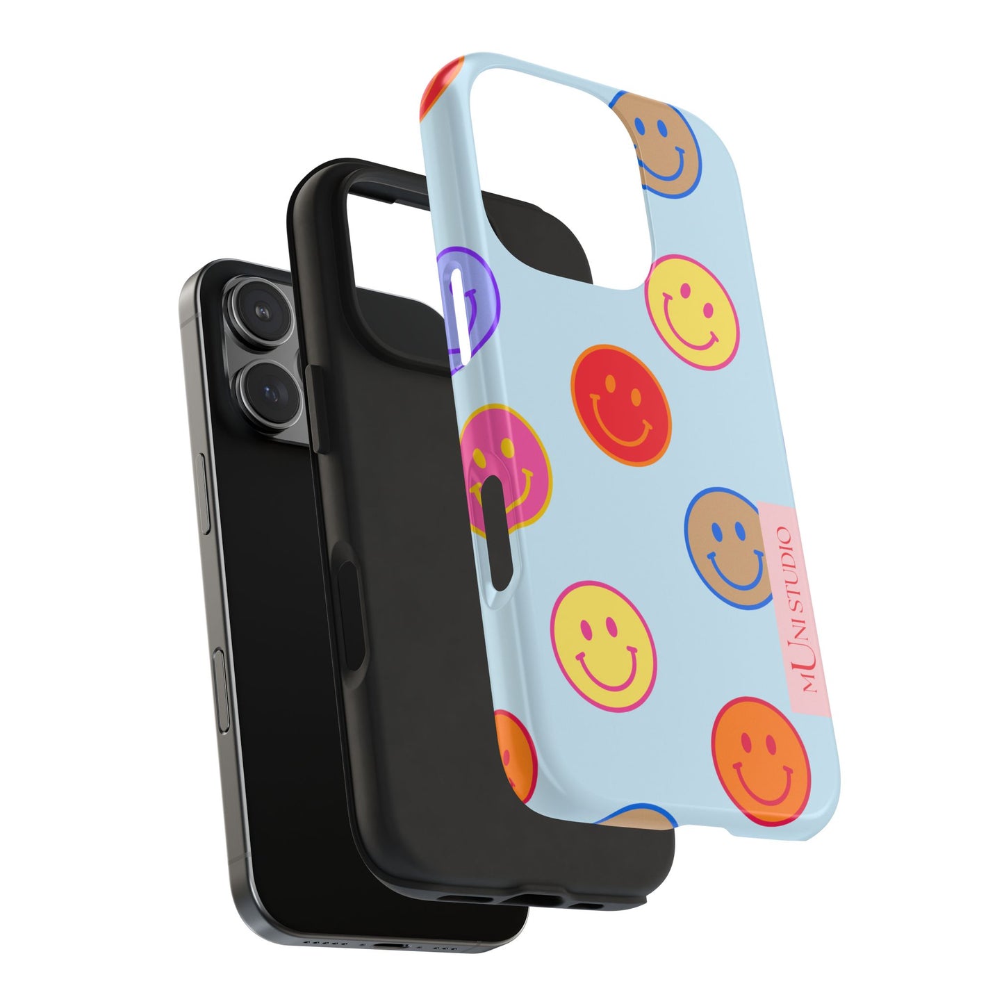 HORIZON BLUE SMILEY, Tough Phone Case