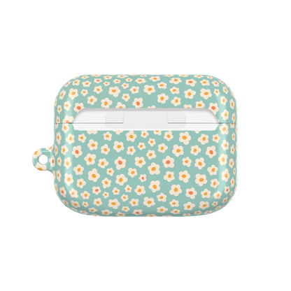 Muni Studio FLOWER MATCHA AirPod Case – close up
