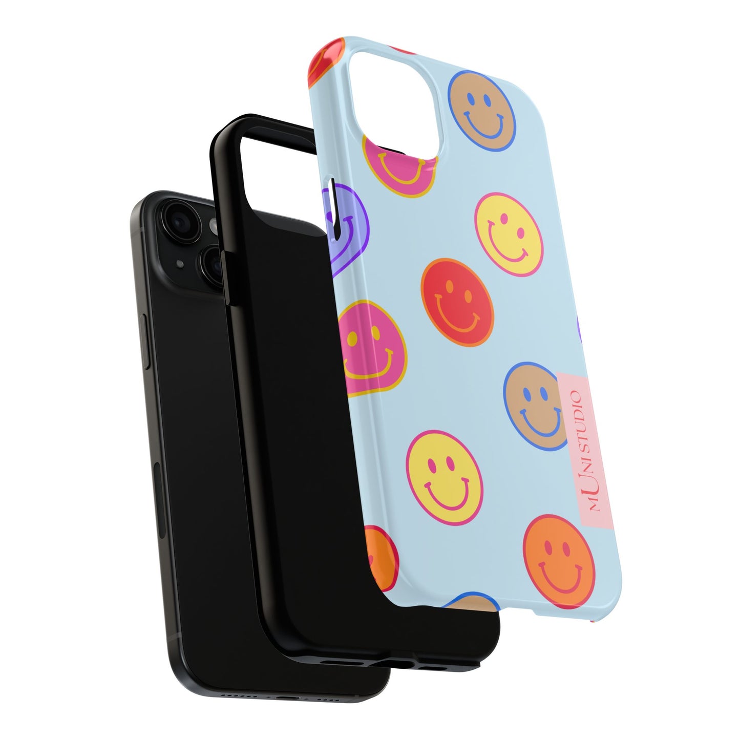 HORIZON BLUE SMILEY, Tough Phone Case