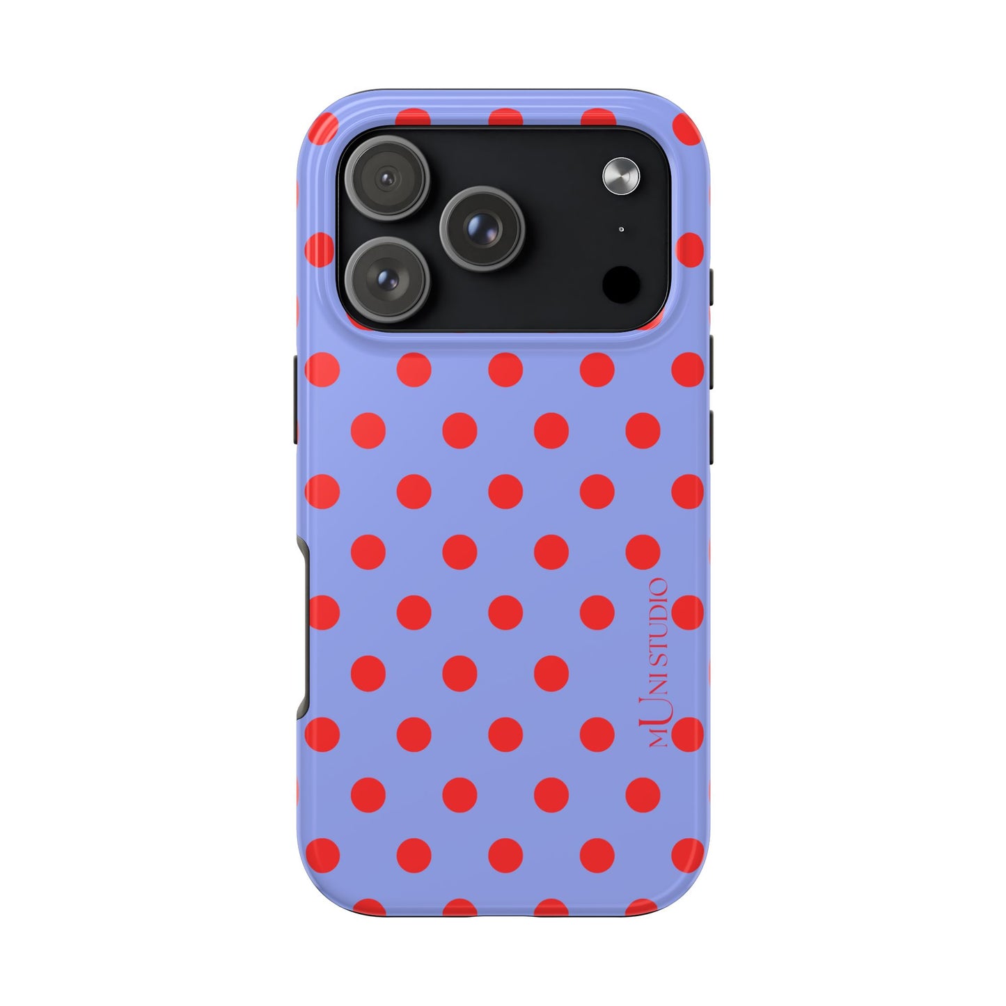 Muni Studio RED POLKA Tough Phone Case