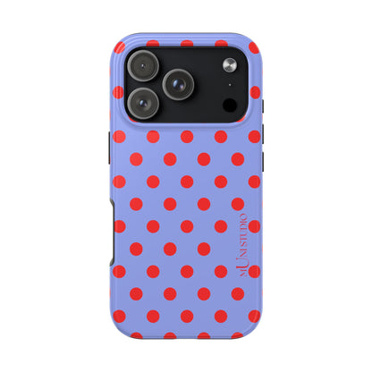 Muni Studio RED POLKA Tough Phone Case
