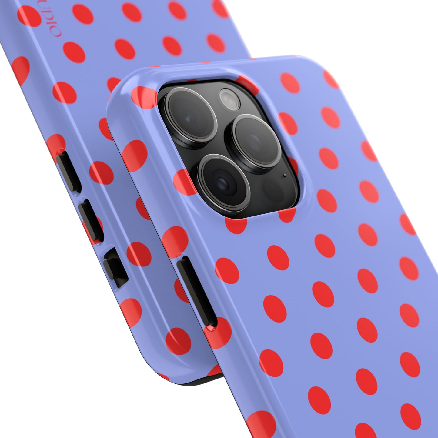 RED POLKA, Tough Phone Case