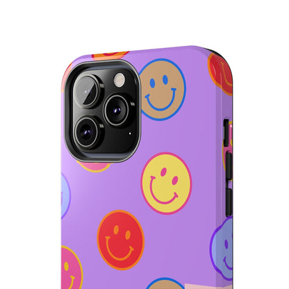 LAVENDER SMILEY, Tough Phone Case