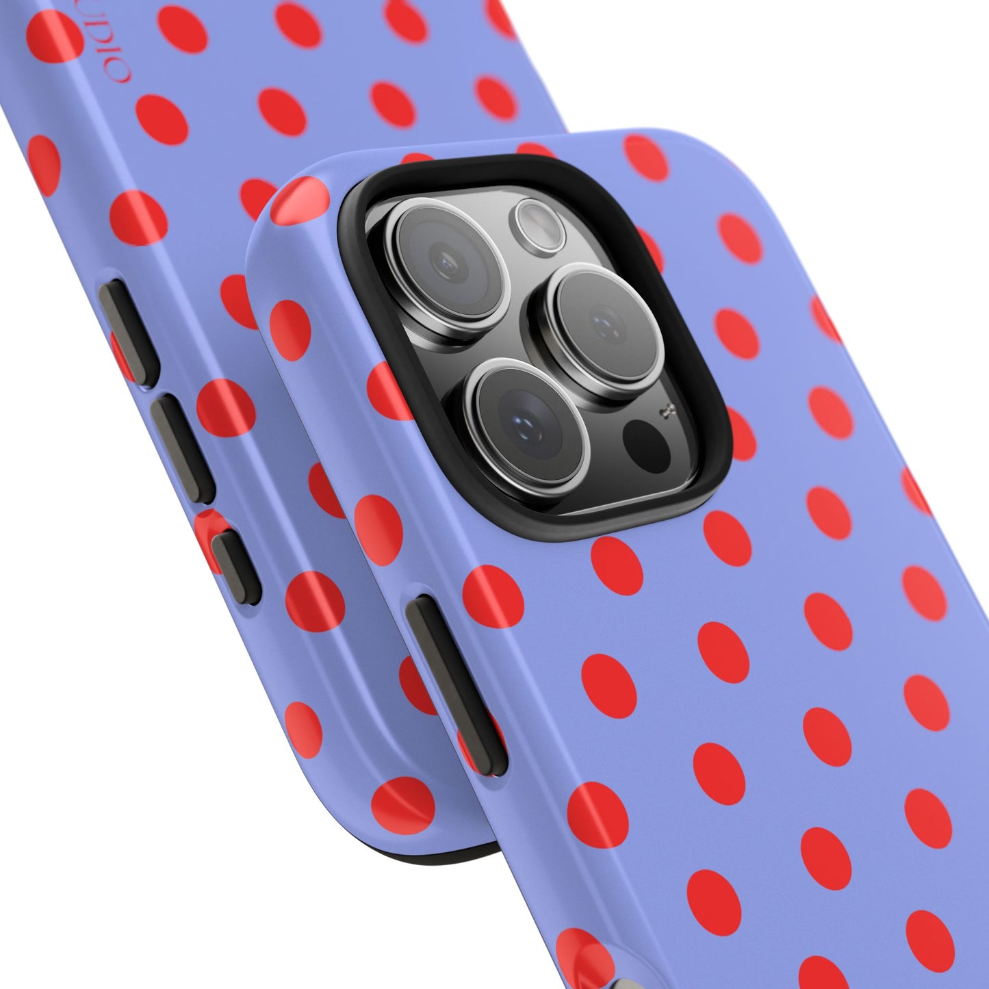 RED POLKA, Tough Phone Case