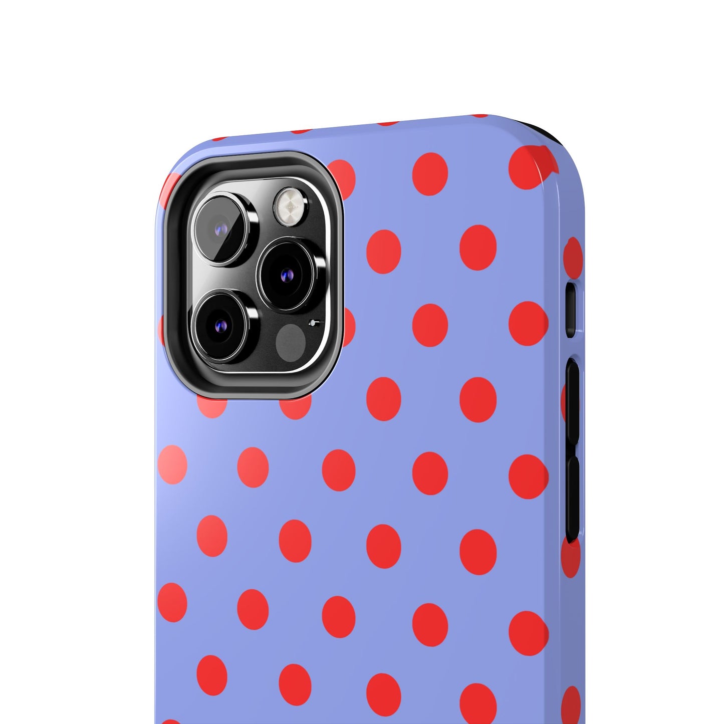 RED POLKA, Tough Phone Case