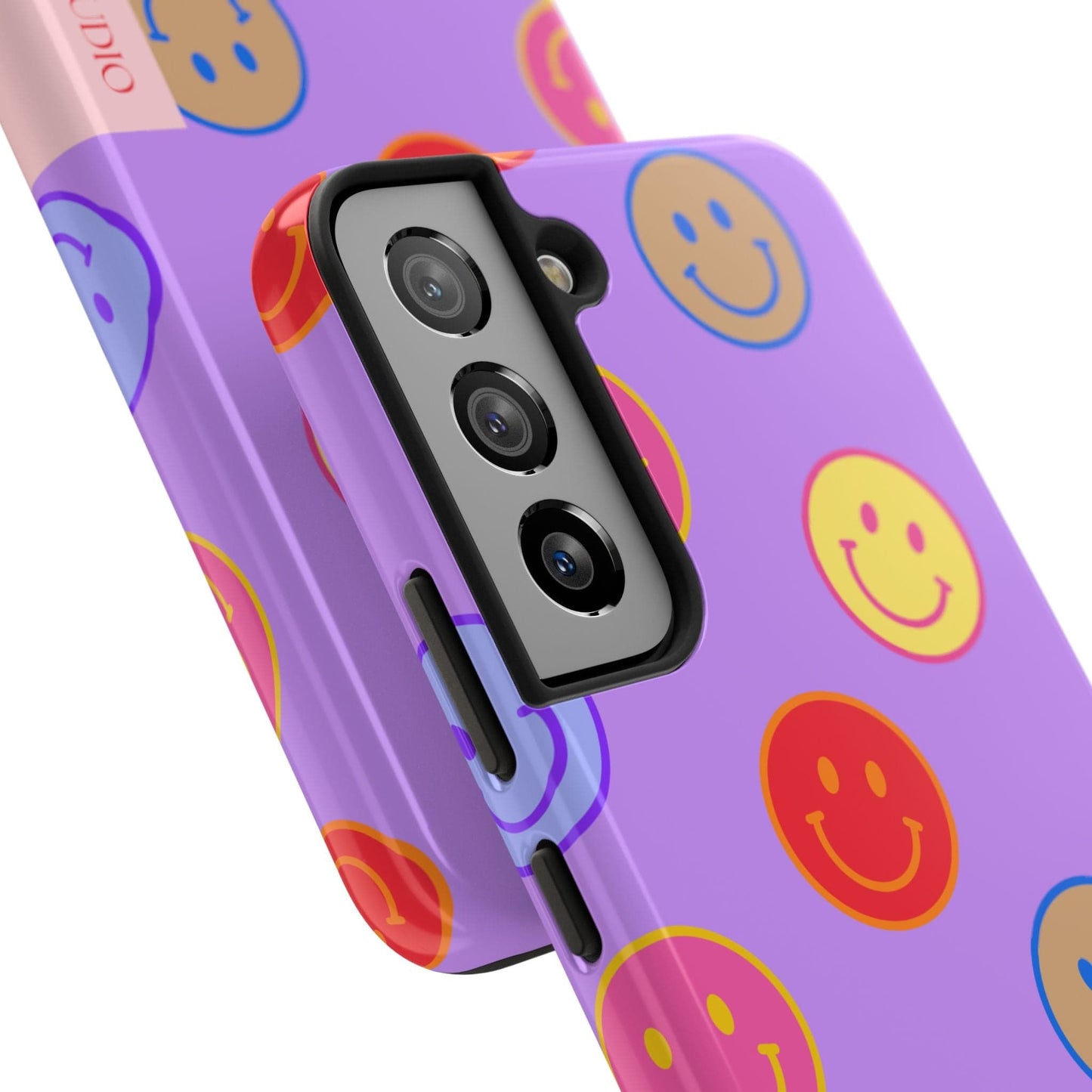 LAVENDER SMILEY, Tough Phone Case