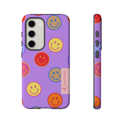 LAVENDER SMILEY, Tough Phone Case