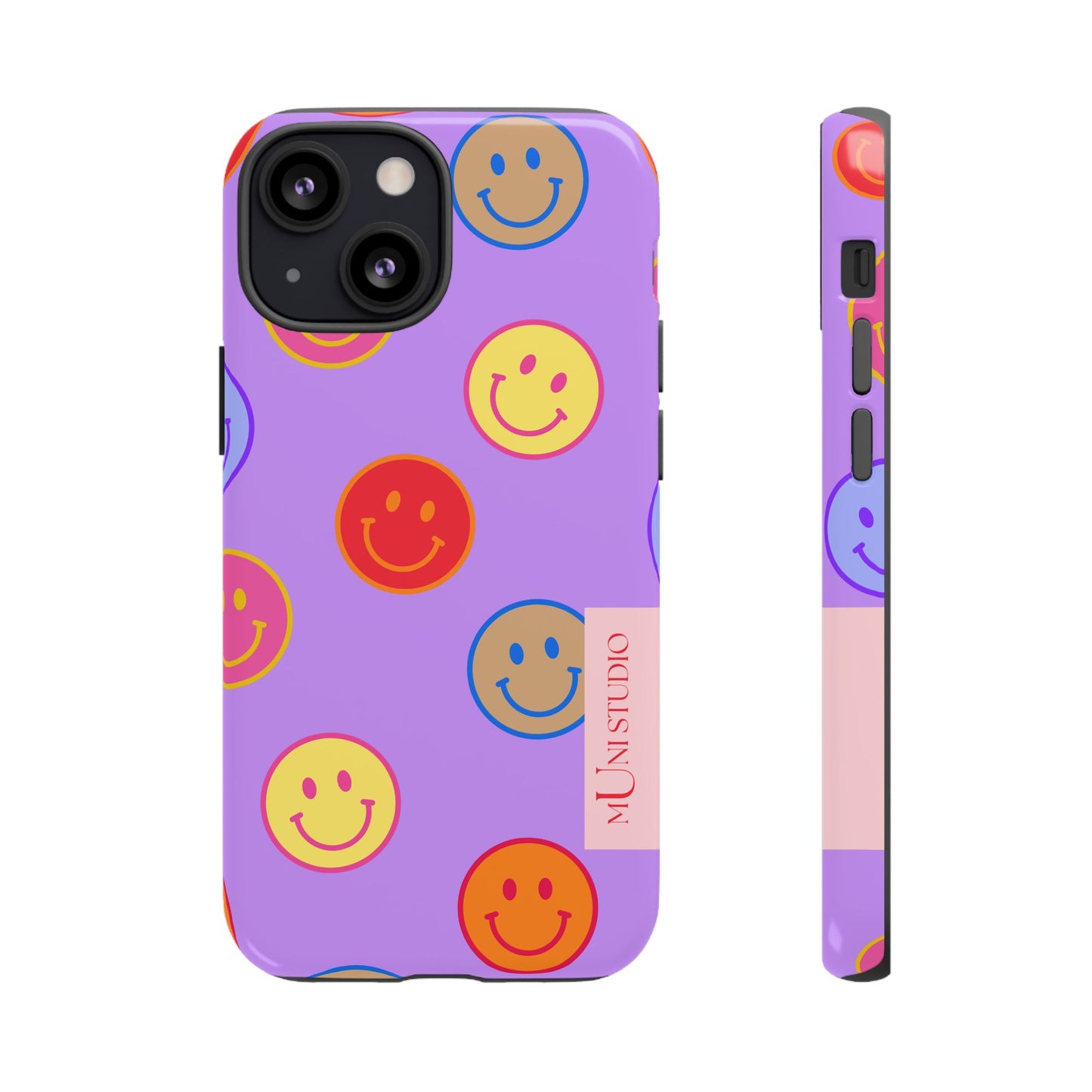 LAVENDER SMILEY, Tough Phone Case