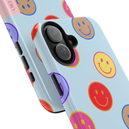 HORIZON BLUE SMILEY, Tough Phone Case