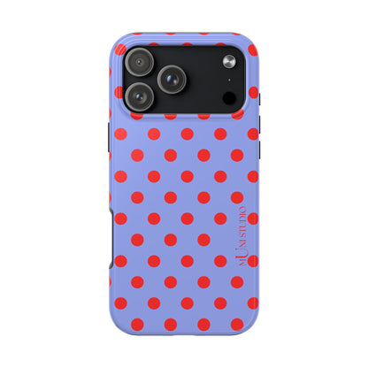 RED POLKA, Tough Phone Case