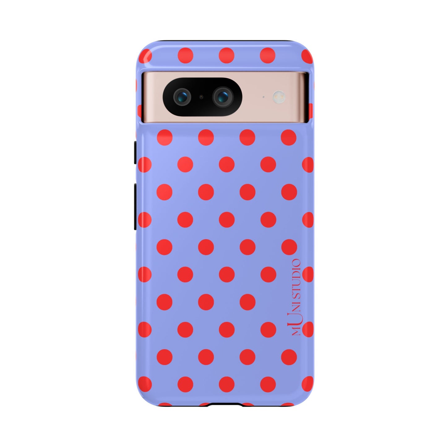 RED POLKA, Tough Phone Case