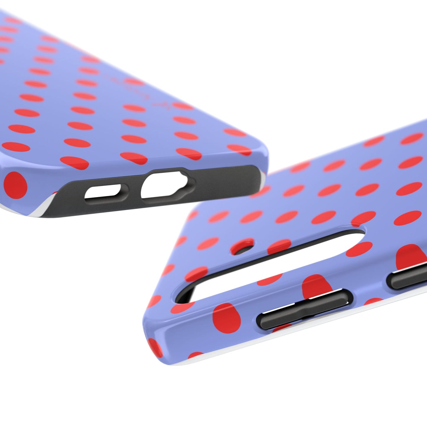 RED POLKA, Tough Phone Case