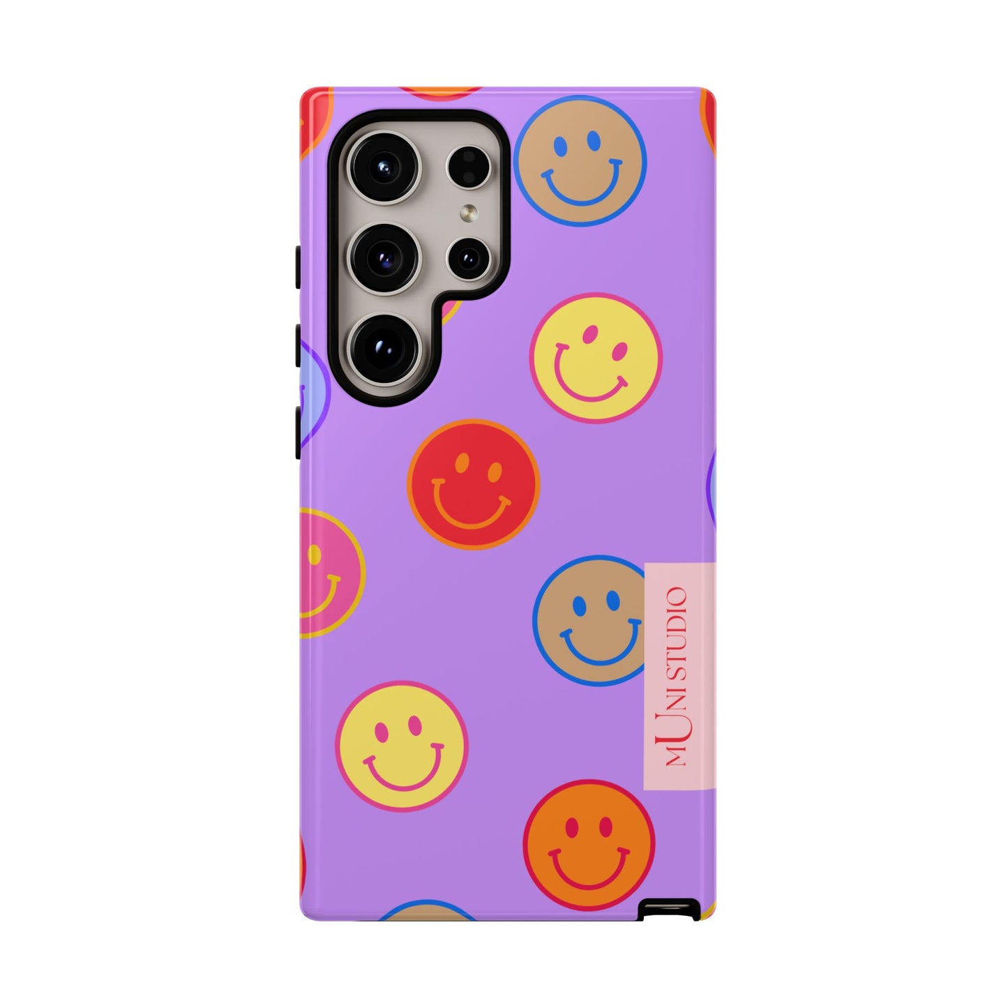 LAVENDER SMILEY, Tough Phone Case