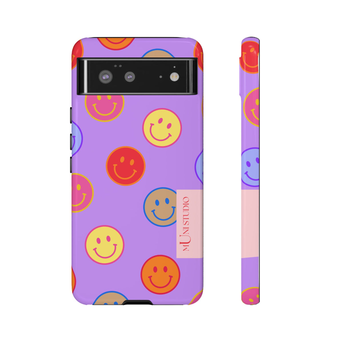 LAVENDER SMILEY, Tough Phone Case