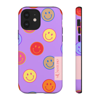 LAVENDER SMILEY, Tough Phone Case