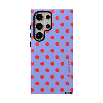 RED POLKA, Tough Phone Case