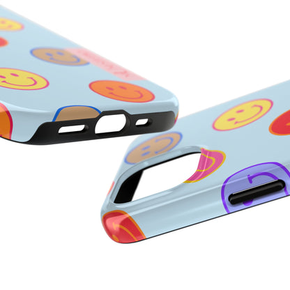 HORIZON BLUE SMILEY, Tough Phone Case