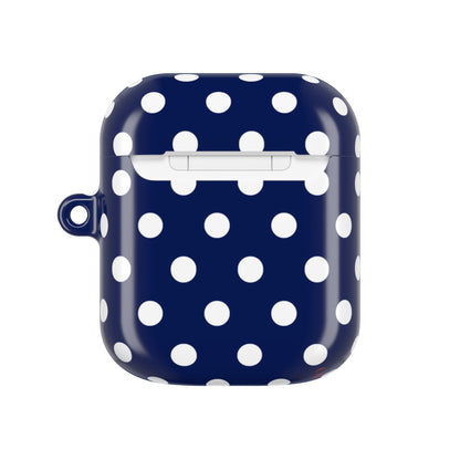 NAVY POLKA AirPod Case