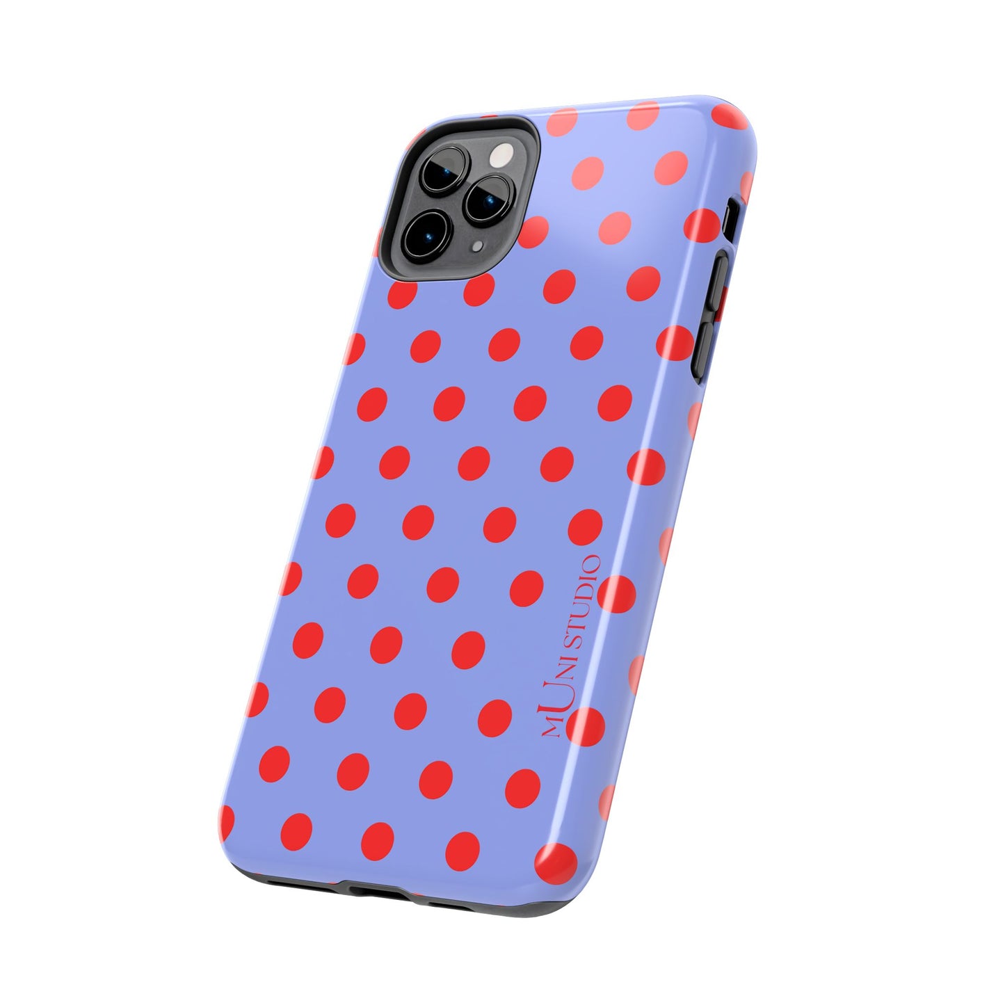 RED POLKA, Tough Phone Case