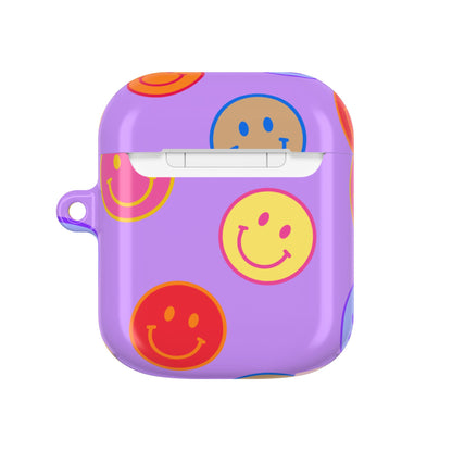 LAVENDER SMILEY AirPod Case