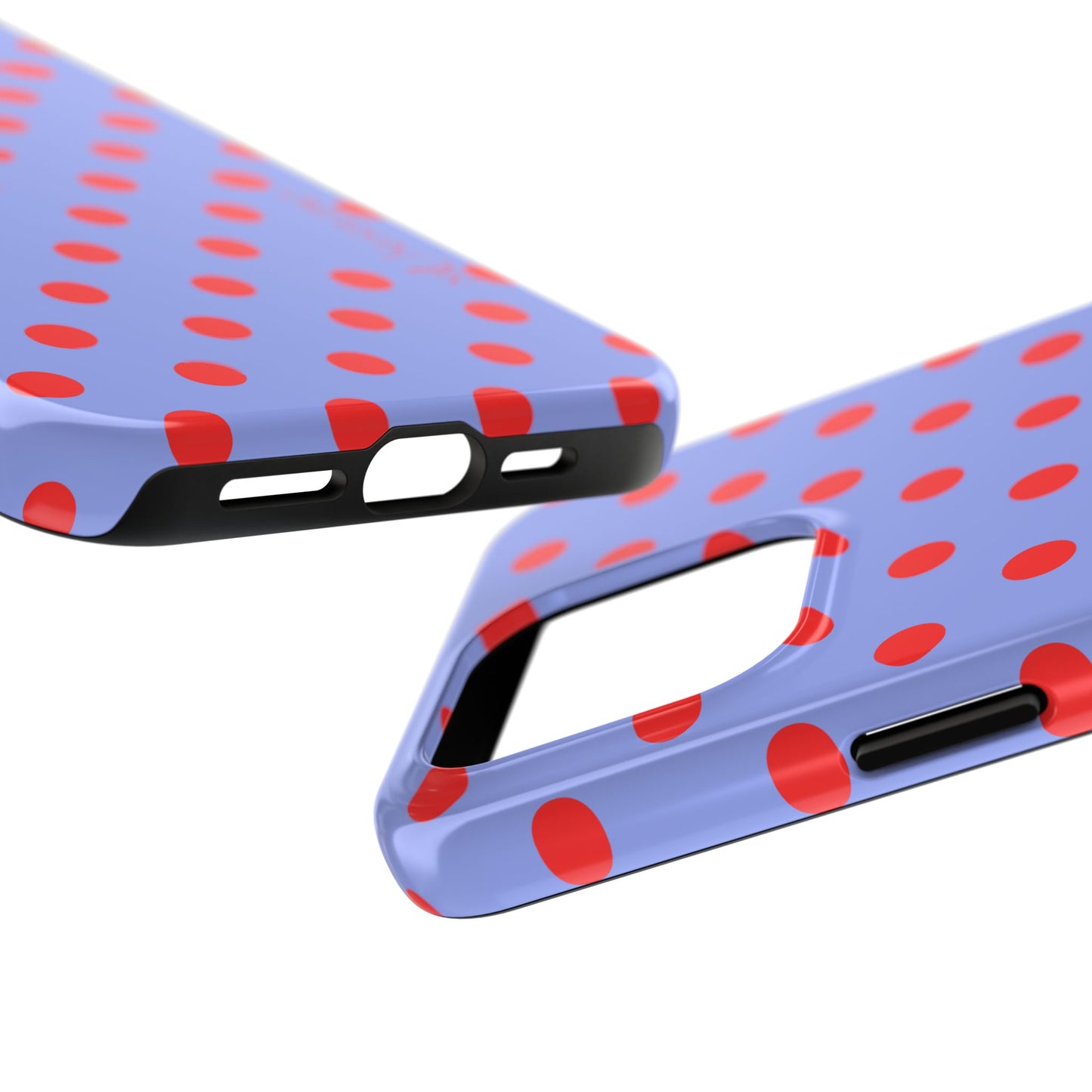 RED POLKA, Tough Phone Case