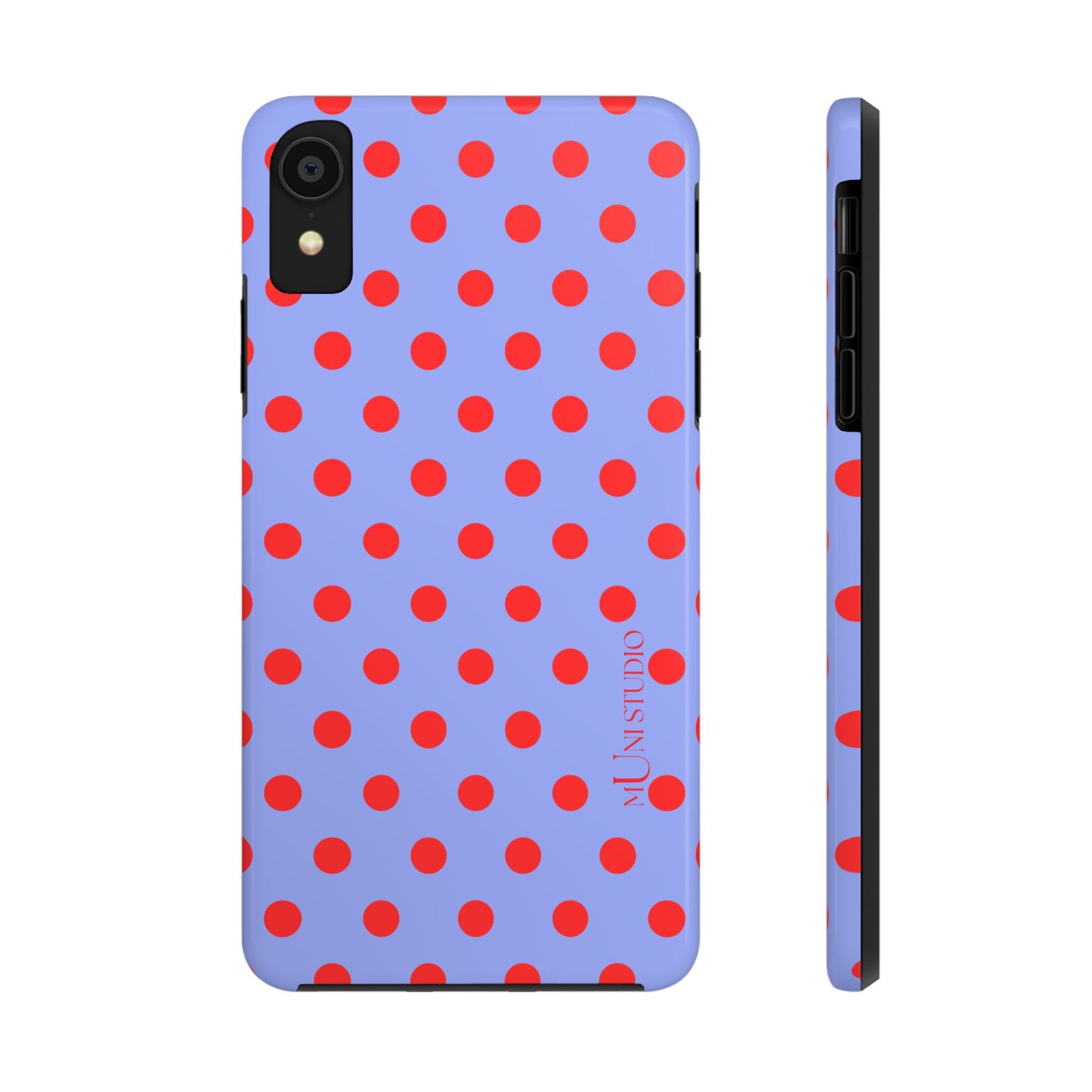RED POLKA, Tough Phone Case